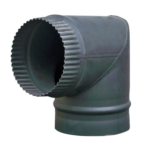 Dura <b>Flue</b> Flat Adjustable Wall Support In Black 130mm - 210mm ( <b>150mm</b>). . 150mm wood burner flue